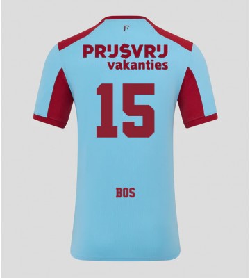 Feyenoord Jordan Bos #15 Tredjetrøje 2025-26 Kortærmet
